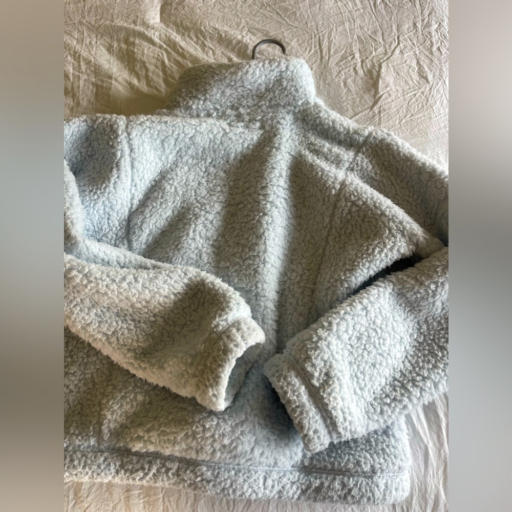 Abercrombie And Fitch Quarter Zip Sherpa - image 2